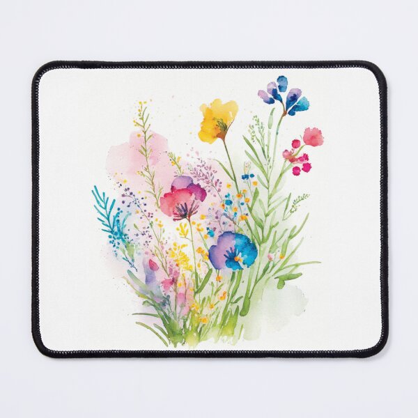 Item preview, Colorful Watercolor Wildflower # 1 designed and sold by JileeArt.