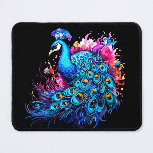 Item preview, Beautiful Blue Abstract Peacock design. designed and sold by Artbyminga.