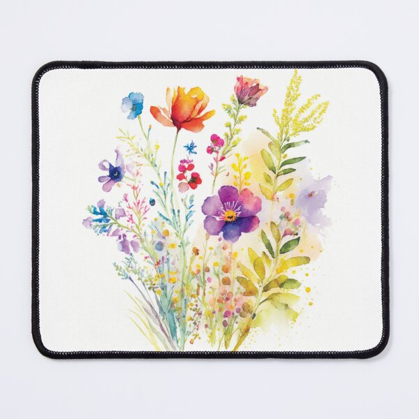 Item preview, Colorful Watercolor Wildflower # 2 designed and sold by JileeArt.
