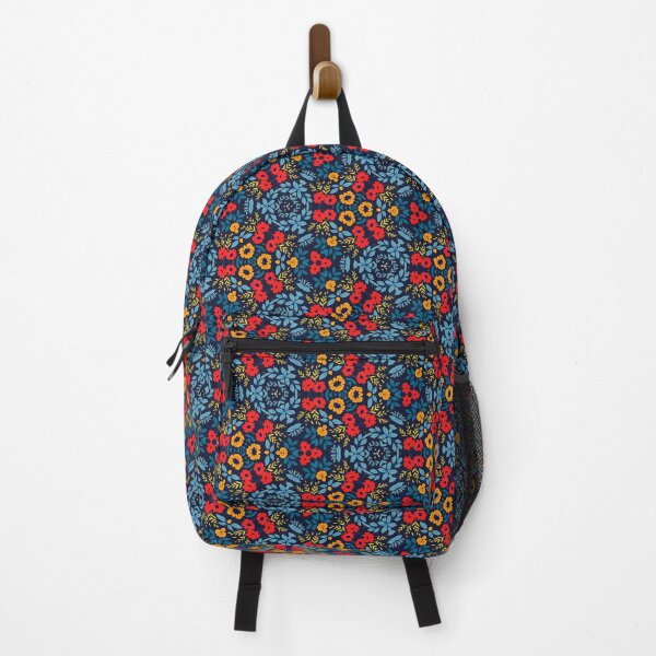 Item preview, Dark Blue Flower Pattern designed and sold by artbibun.