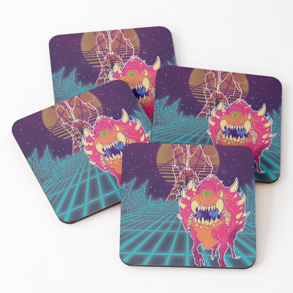 Item preview, Vaporwave Cacodemon designed and sold by querulousArt.