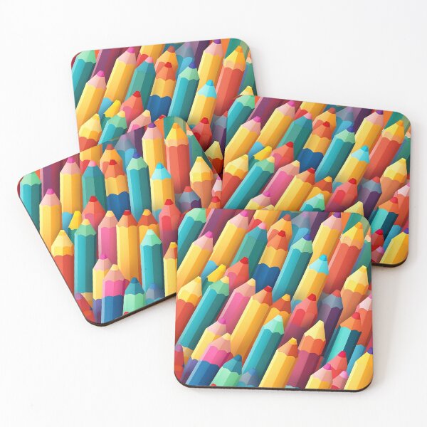 Item preview, Vibrant Colored Pencils Design designed and sold by imaginariumlab.