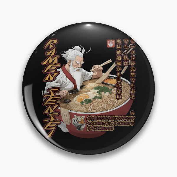 Item preview, Martial Arts Ramen Noodles Fusion Sensei Pai Mei designed and sold by 8FistsofTees.