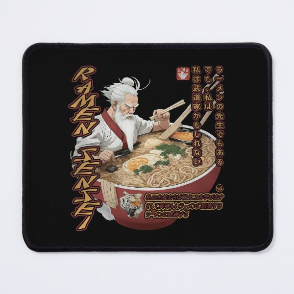 Item preview, Martial Arts Ramen Noodles Fusion Sensei Pai Mei designed and sold by 8FistsofTees.