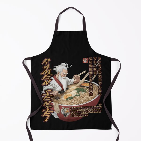Item preview, Martial Arts Ramen Noodles Fusion Sensei Pai Mei designed and sold by 8FistsofTees.