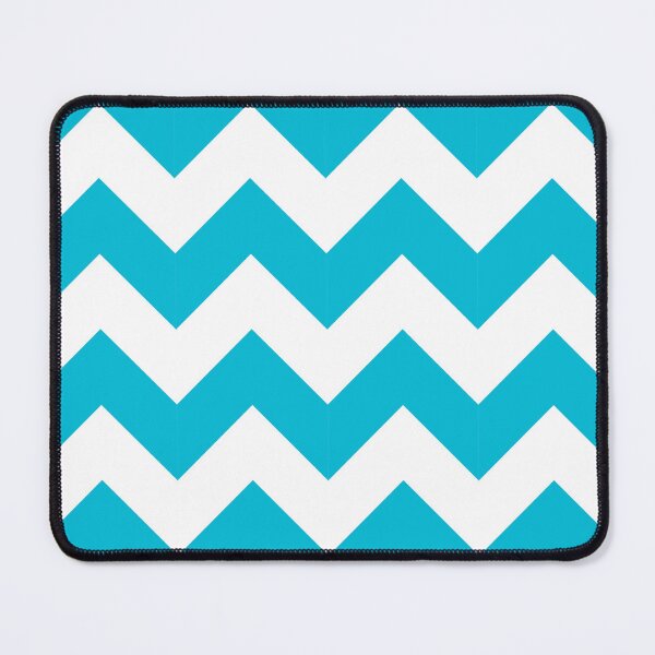 Item preview, Turquoise and White Chevron Pattern designed and sold by ValeriesGallery.