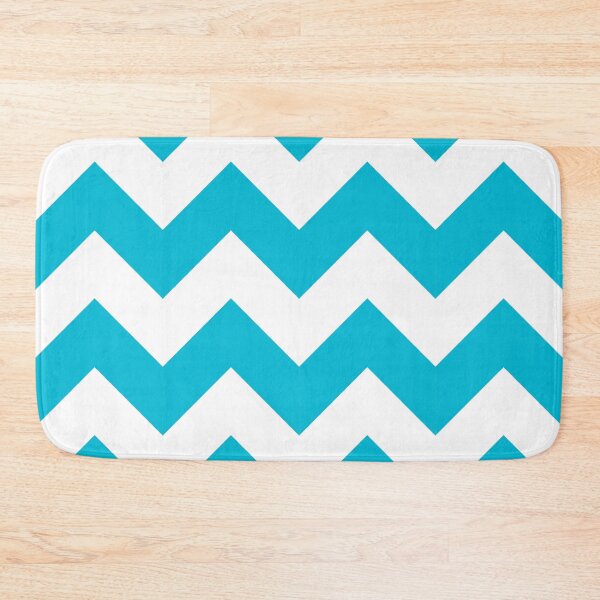 Item preview, Turquoise and White Chevron Pattern designed and sold by ValeriesGallery.