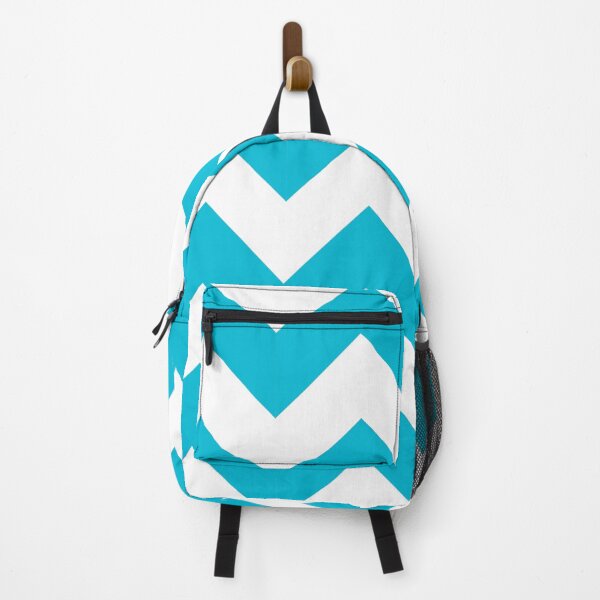 Item preview, Turquoise and White Chevron Pattern designed and sold by ValeriesGallery.