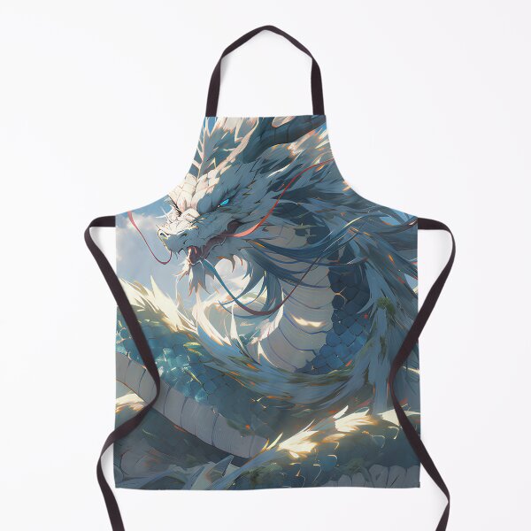 Item preview, Majestic Cyan Dragon: A Captivating Fantasy Art Illustration designed and sold by Wylveragon.