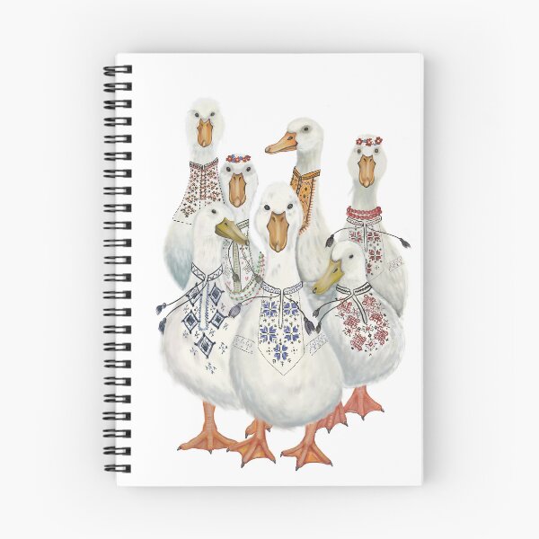 Item preview, Geese in vyshyvanka  designed and sold by 7Woodhandmade.