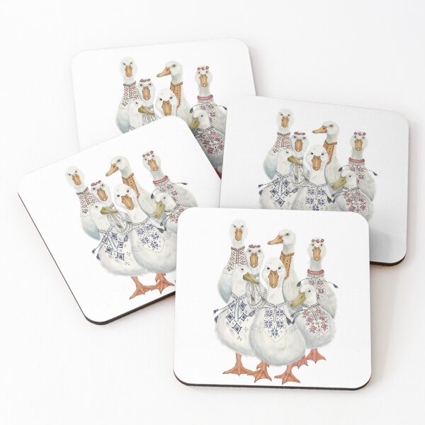 Item preview, Geese in vyshyvanka  designed and sold by 7Woodhandmade.