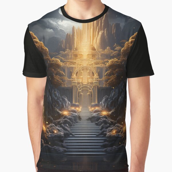 Vista previa del artículo con la obra «Digital Mirage: Sunlit Waterfall in Pixel Precision - 30», diseñado y vendido por Moisky Art.