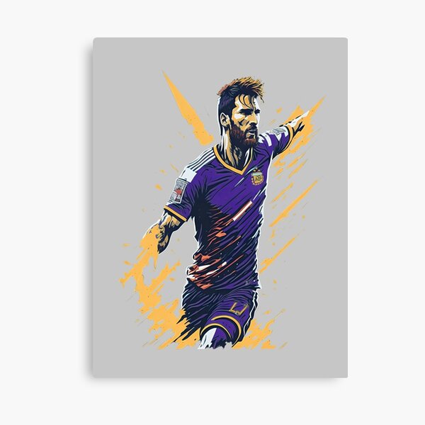 Trending Design! Ronaldo vs Messi Chess ⚽ - Clock Canvas