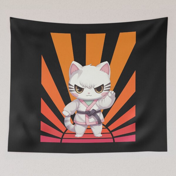 Item preview, Sweet White Cat in Gi - Ola designed and sold by MarcinCollie.