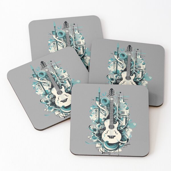 Item preview, Captivating Retro Guitar Image designed and sold by ShopWilPrints.