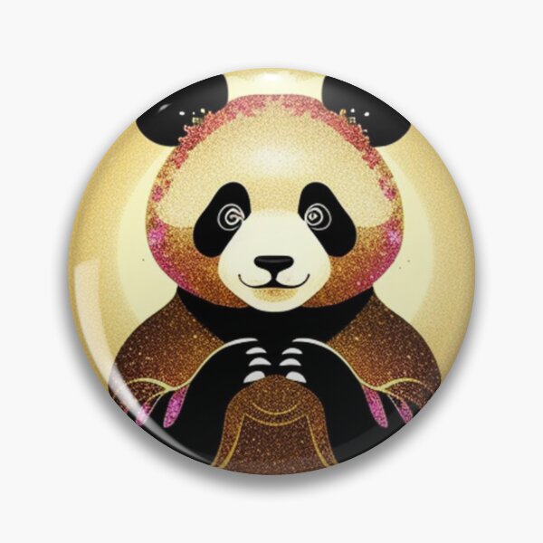 Artikelvorschau, Golden panda  entworfen und verkauft von Roxburylane.