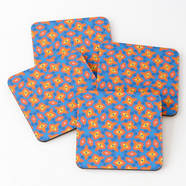 Item preview, Eye Blue Orange Pattern designed and sold by artbibun.