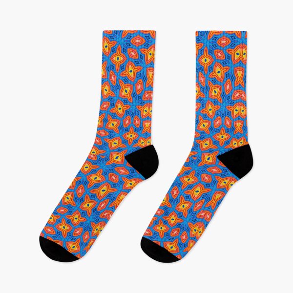 Item preview, Eye Blue Orange Pattern designed and sold by artbibun.