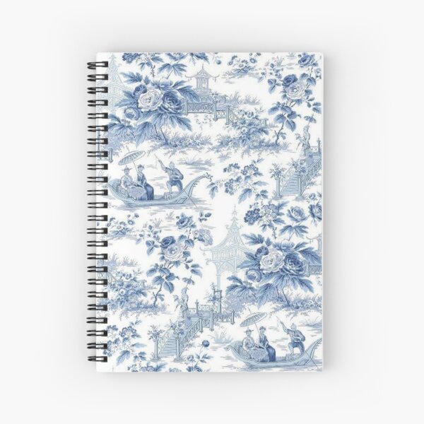 Item preview, Powder Blue Chinoiserie Toile designed and sold by TheChinoiserie.