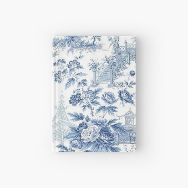 Powder Blue Chinoiserie Toile Hardcover Journal
