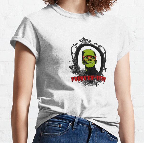 Franken-Nerd Red Classic T-Shirt