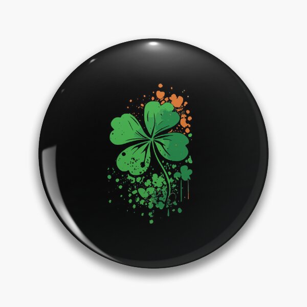 Artikelvorschau, 4 Kleeblatt-Farbspritzer zum St. Patrick's Day entworfen und verkauft von flippinsg.