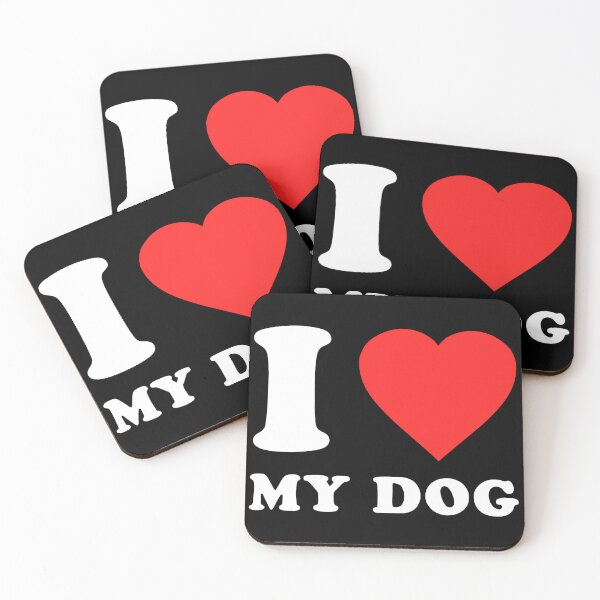 Item preview, I Love My Dog designed and sold by flippinsg.