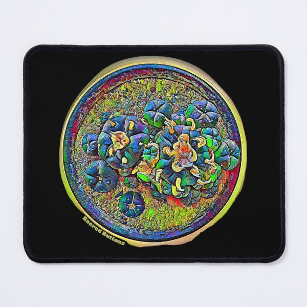 Item preview, Trippy Peyote Cactus designed and sold by Sacred-Buttons.