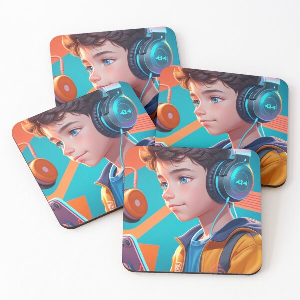 Item preview, A gamer boy illustration generative ai designed and sold by juoctaviniarts.