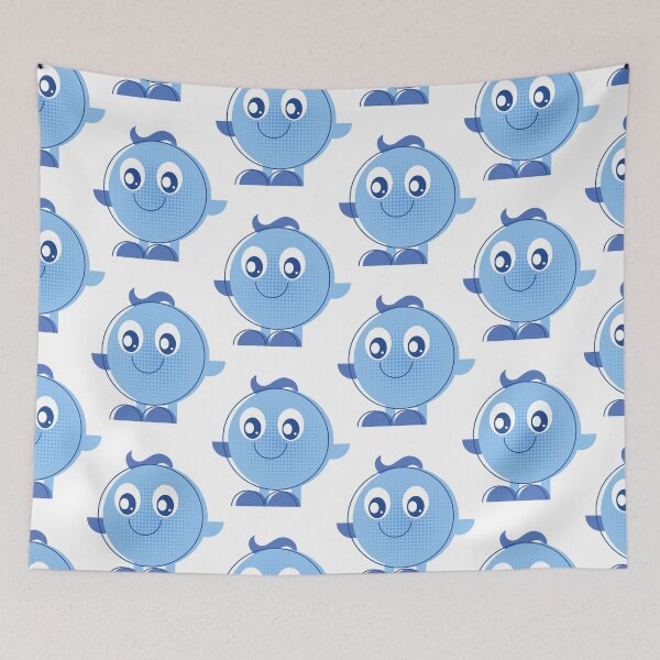 Item preview, Hippy Pattern blue designed and sold by ClareAckerman.