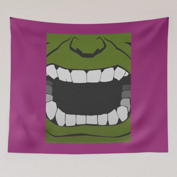 Item preview, Big green comic book superhero facemask  Mask 	 designed and sold by okbnfceoayk98.