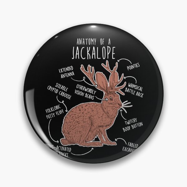 Item preview, Jackalope Anatomy designed and sold by Clara Hollins.
