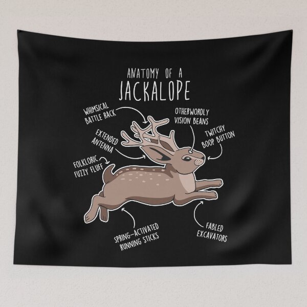 Item preview, Jackalope Anatomy designed and sold by Clara Hollins.
