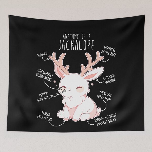 Item preview, Jackalope Anatomy designed and sold by Clara Hollins.