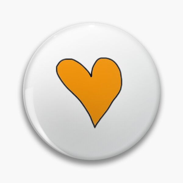 Item preview, Clementine Orange Heart designed and sold by BejeweledJules.