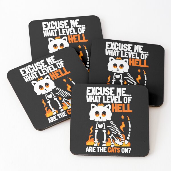 Item preview, Excuse Me What Level of Hell Are the Cats On? designed and sold by eternallygifted.