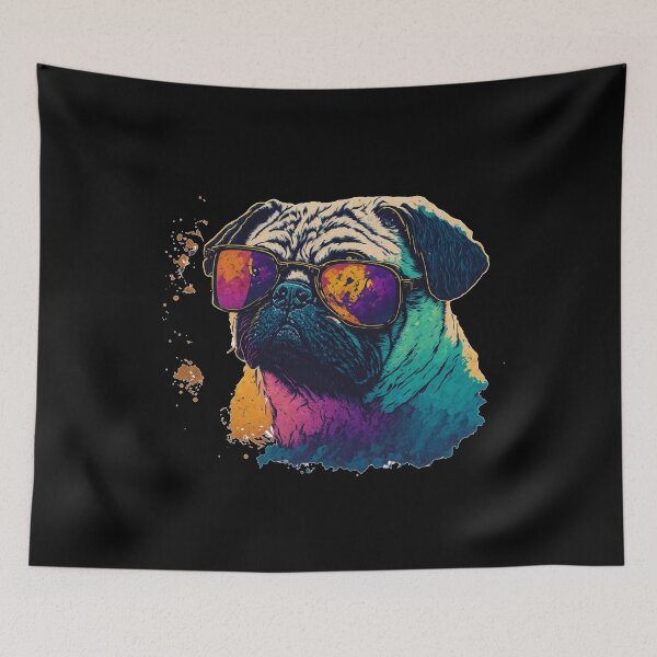 Item preview, Pug in sunglasses designed and sold by Pug-Obsession.
