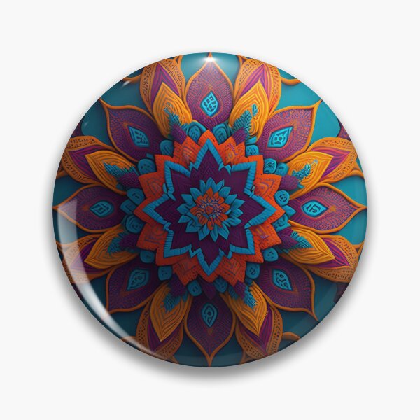 Item preview, Vibrant 3D Mandala Visions: The Spellbinding Tapestry designed and sold by DesignArtEmpire.
