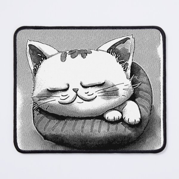 Item preview, Sleepy cute cat designed and sold by arthardist.