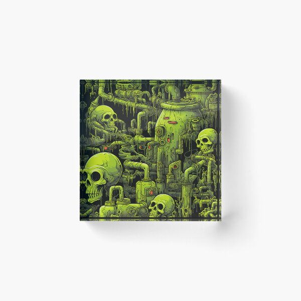 Item preview, Horror Style Dayglo Toxic Sludgefest designed and sold by AestheticNow.