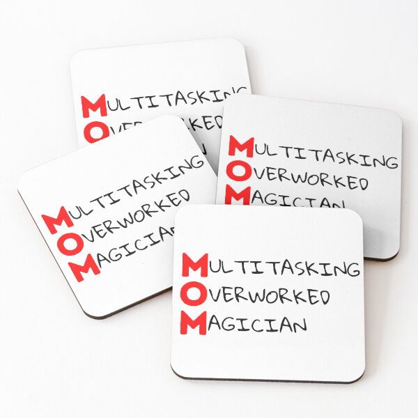 Item preview, mom - multitasking overworked and magician designed and sold by tinytwist.