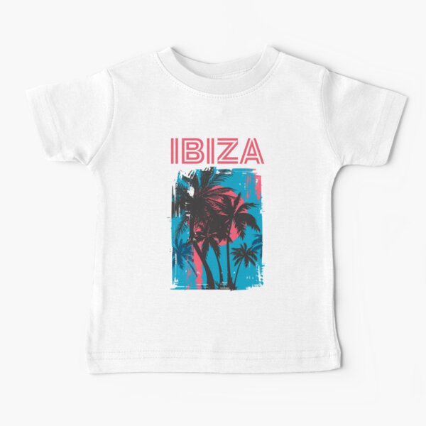 Item preview, I love ibiza circle with palm trees designed and sold by RahyasDesign.
