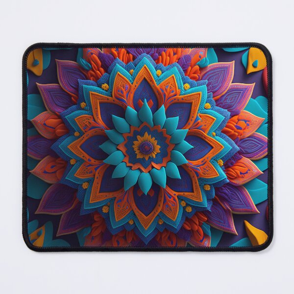 Item preview, Dancing with 3D Mandala: A Mesmeric Blend of Colors and Shapes designed and sold by DesignArtEmpire.