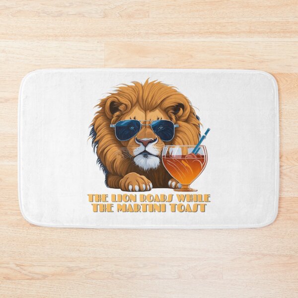 Item preview, Martini lion designed and sold by SnapMood.