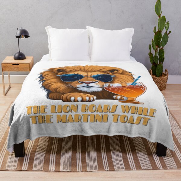 Item preview, Martini lion designed and sold by SnapMood.