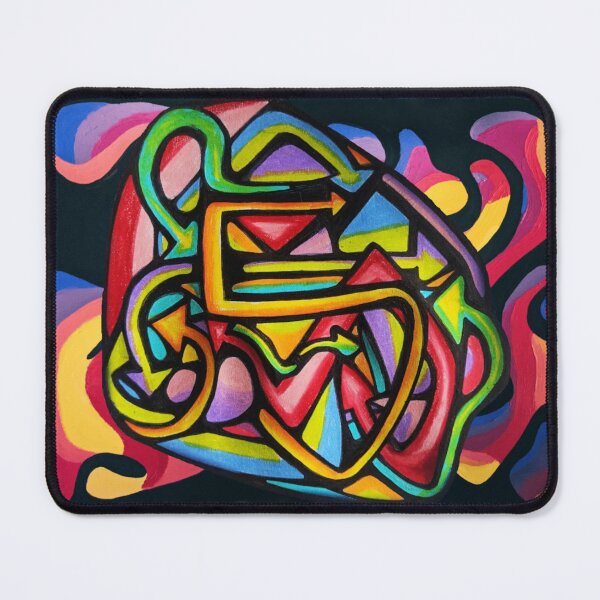 Item preview, Trippy Abstract Rainbow Arrows and Blobs designed and sold by Lucidesigns.