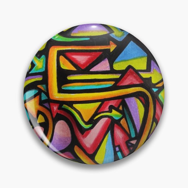 Item preview, Trippy Abstract Rainbow Arrows and Blobs designed and sold by Lucidesigns.