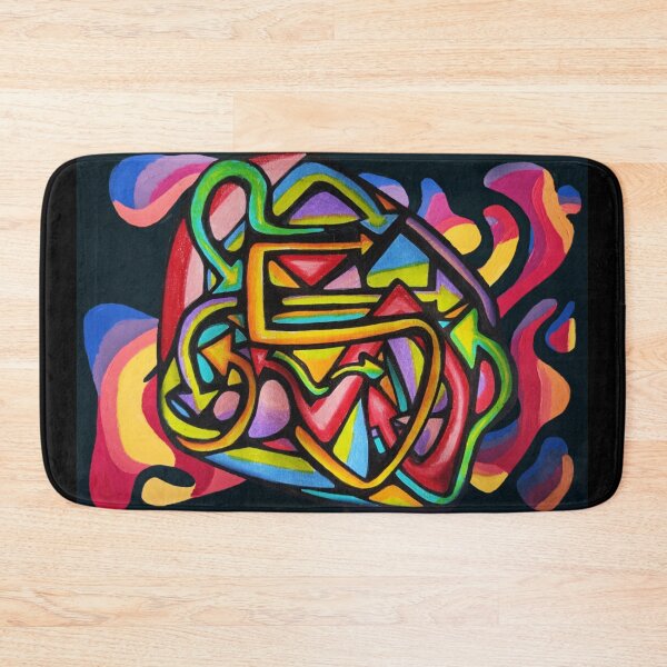 Item preview, Trippy Abstract Rainbow Arrows and Blobs designed and sold by Lucidesigns.