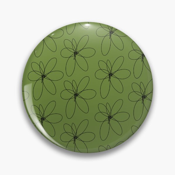 Item preview, Doodle Daisies (green) designed and sold by FullCircles.