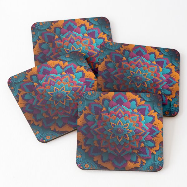 Item preview, Mystical 3D Mandala Mirage: A Captivating Kaleidoscope of Colors designed and sold by DesignArtEmpire.